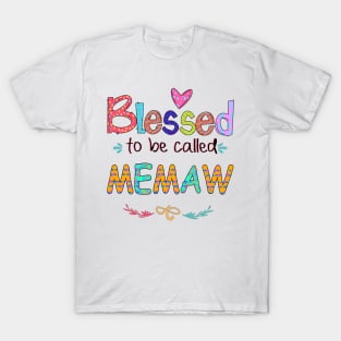 Blessed To Be Called Memaw T-Shirt